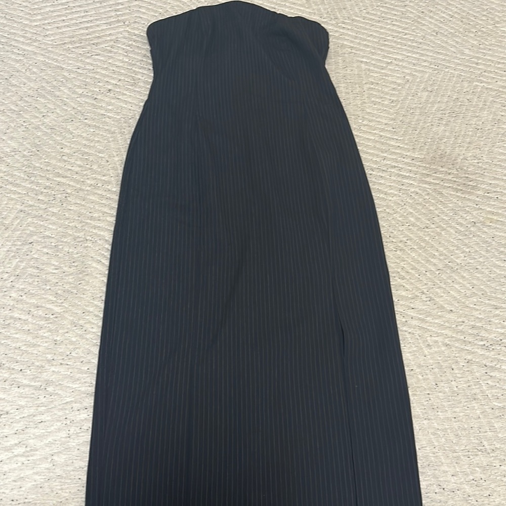 Zara Pinstripe midi dress worn once - Picture 2 of 5